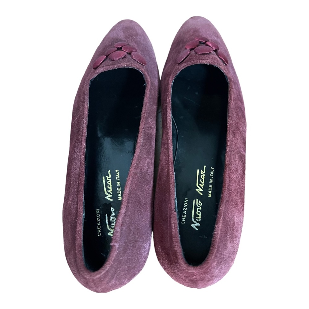 Nuovo Nicar Creazioni Suede Shoes NEW Size 8B flats loafers - Picture 4 of 10